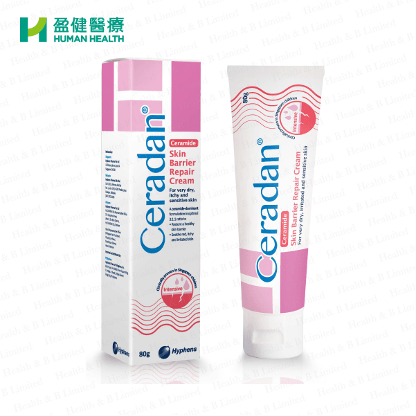 Ceradan®皮膚屏障修復霜 (H-CERBR) - 盈健醫療 - 搜羅不同類型健康產品及服務 為您的健康增值