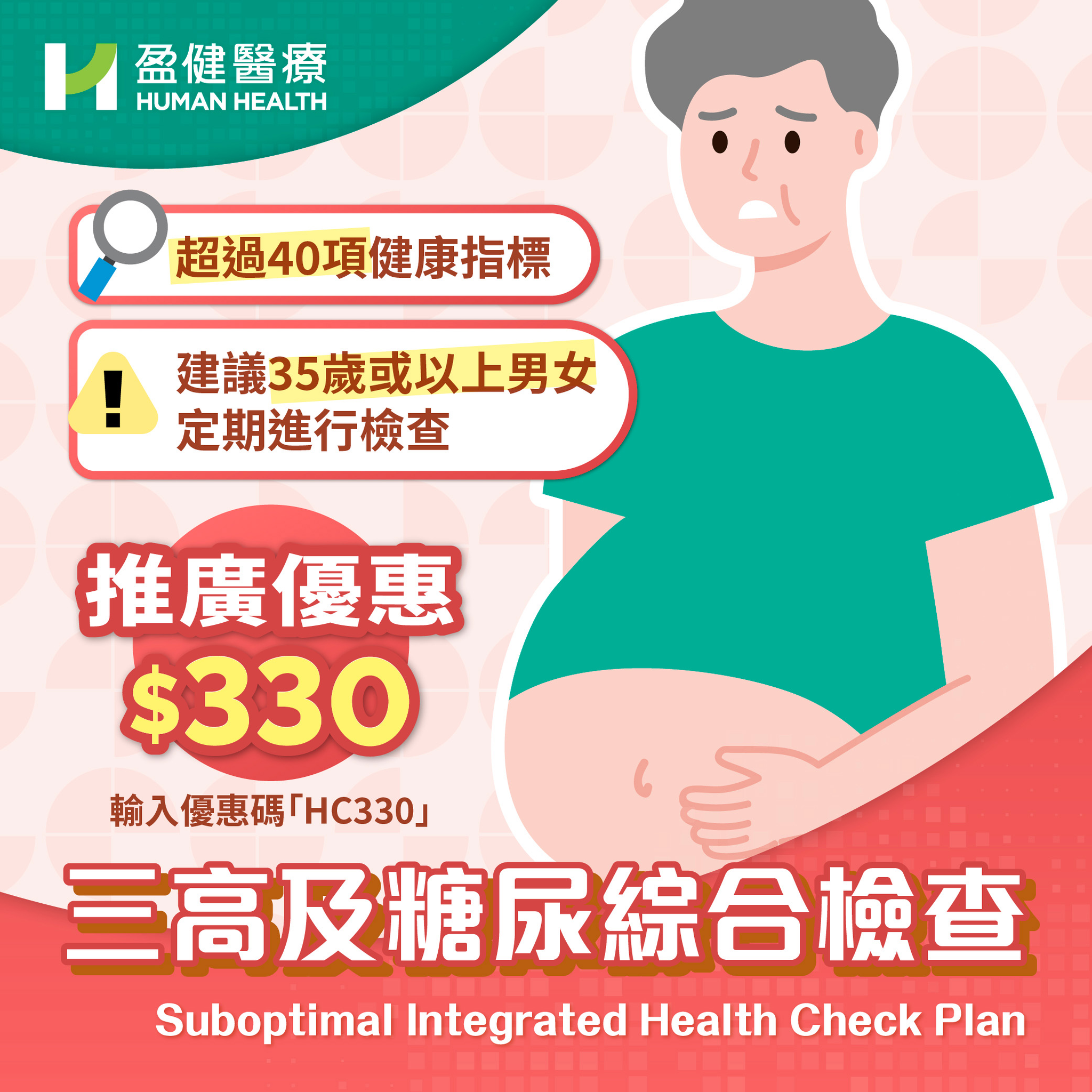 Suboptimal Integrated Health Check Plan (HH031 )