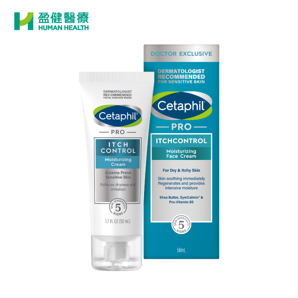 Cetaphil Pro Itch Control Moisturizing Face Cream (H-CETA14)(New/old packaging ships randomly)
