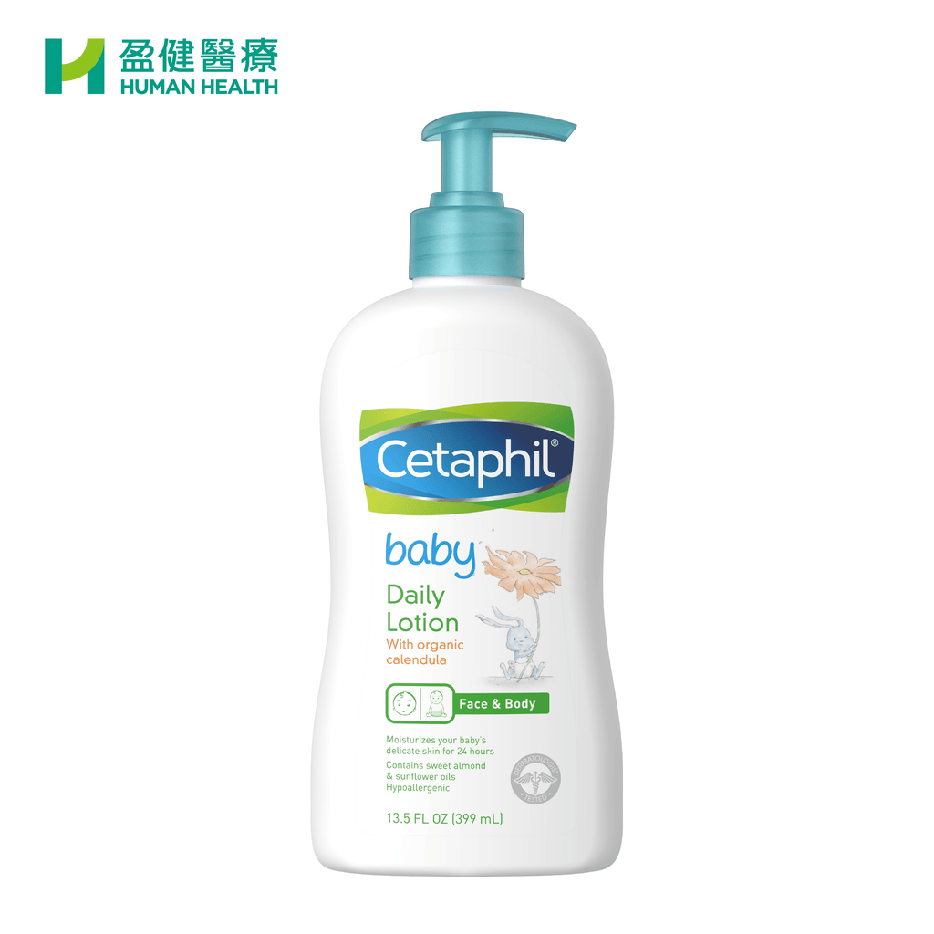 Cetaphil 舒特膚嬰兒潤膚露 (有機金盞花) (泵裝) (H-CET026) - 盈健醫療 -
